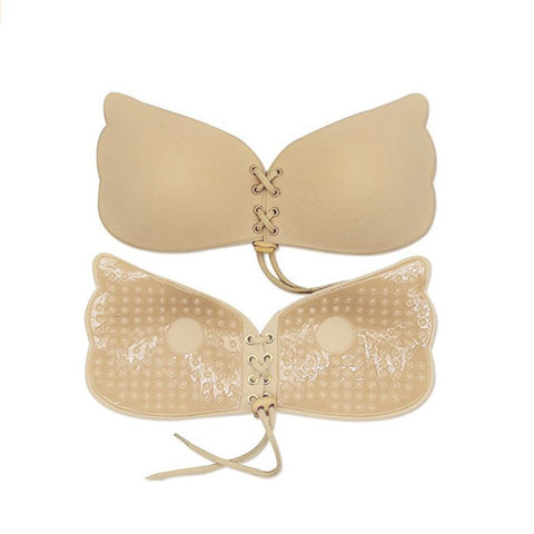 Image of Strapless Drawstrings Push Up Bra