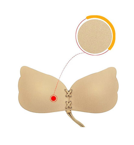Image of Strapless Drawstrings Push Up Bra