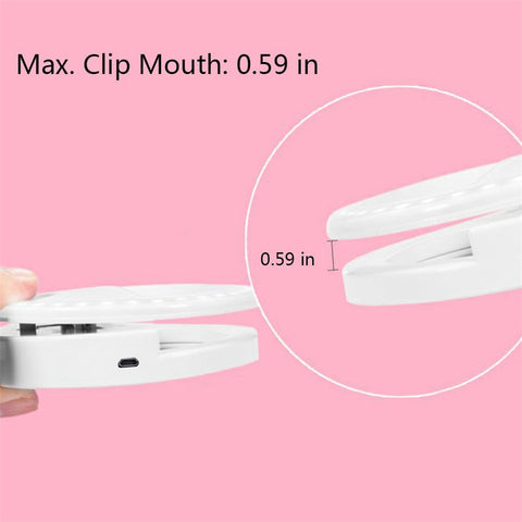 Image of USB Selfie Portable Led Ring Light for iPhone