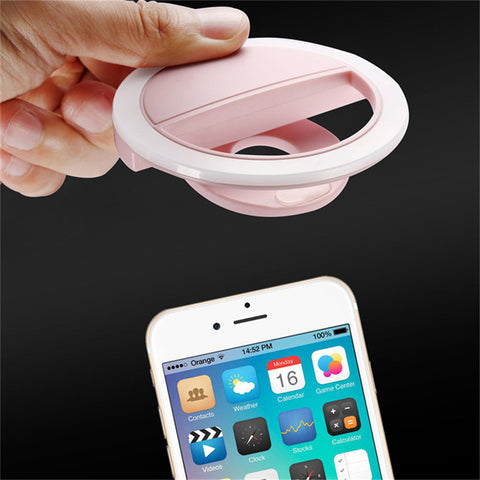 Image of USB Selfie Portable Led Ring Light for iPhone
