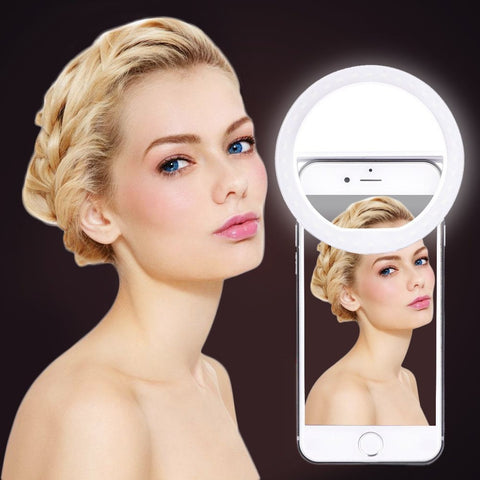 Image of USB Selfie Portable Led Ring Light for iPhone