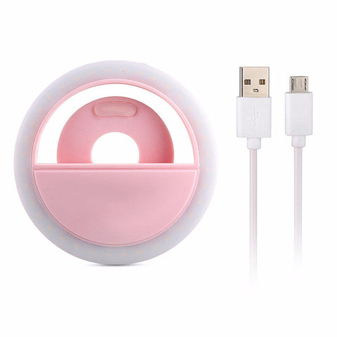 Image of USB Selfie Portable Led Ring Light for iPhone