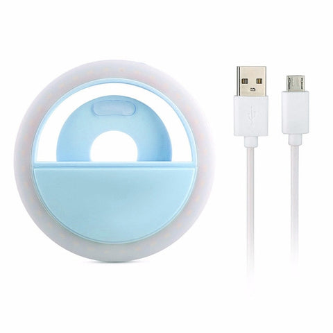 Image of USB Selfie Portable Led Ring Light for iPhone