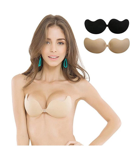 Image of Strapless Drawstrings Push Up Bra