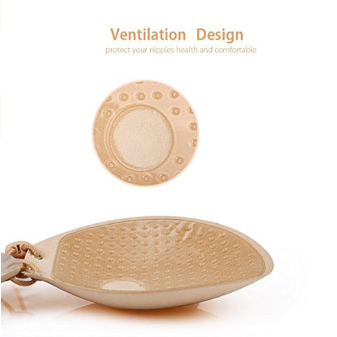 Image of Strapless Drawstrings Push Up Bra