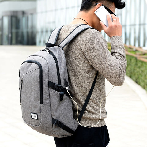 Image of Theft Proof USB Charging Backpack