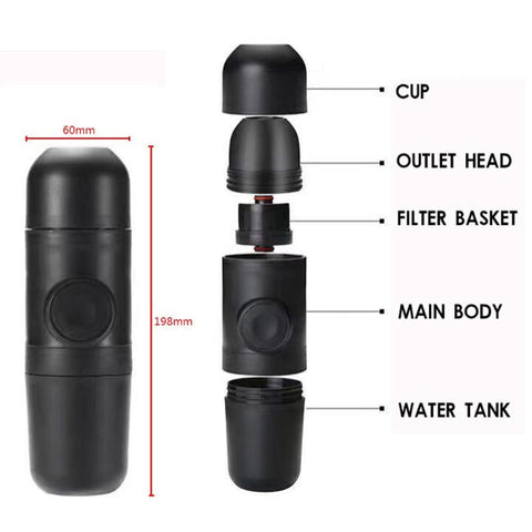 Image of Mini Portable Espresso Coffee Machine