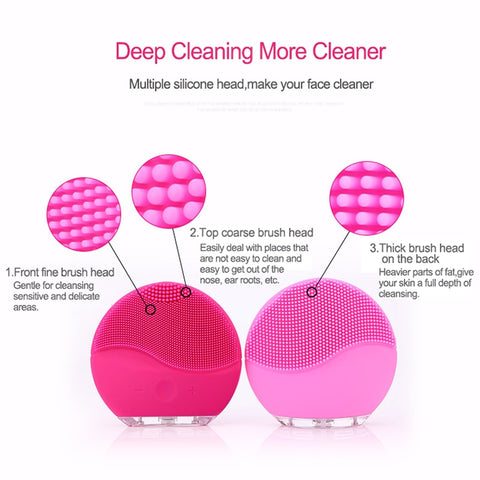 Image of Mini Electric Facial Silicone Cleansing Brush
