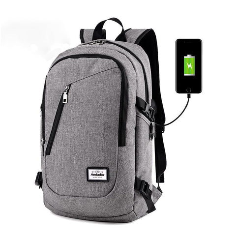 Image of Theft Proof USB Charging Backpack