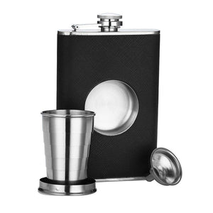 Stainless Steel Flask With Shot Glass