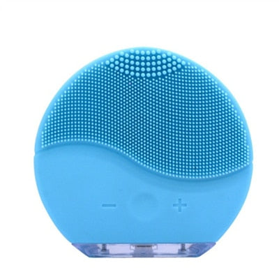Mini Electric Facial Silicone Cleansing Brush